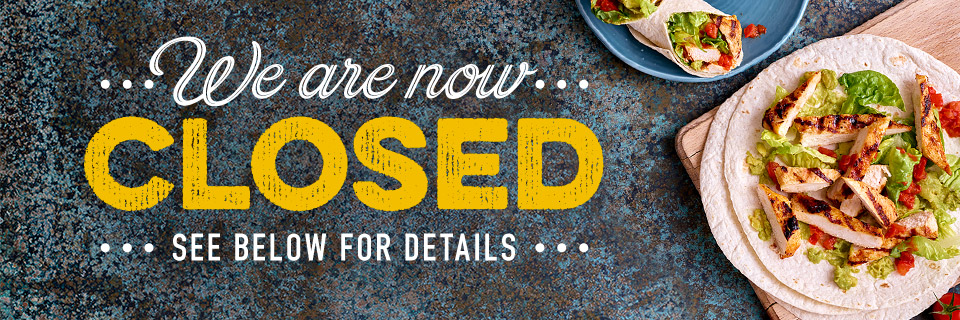We are now closed