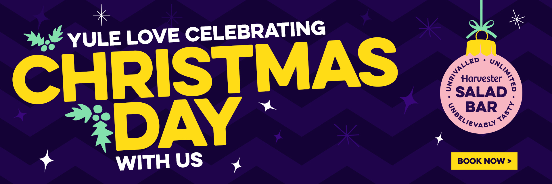 Gidea Park Christmas Day Menu 2024  - Harvester 