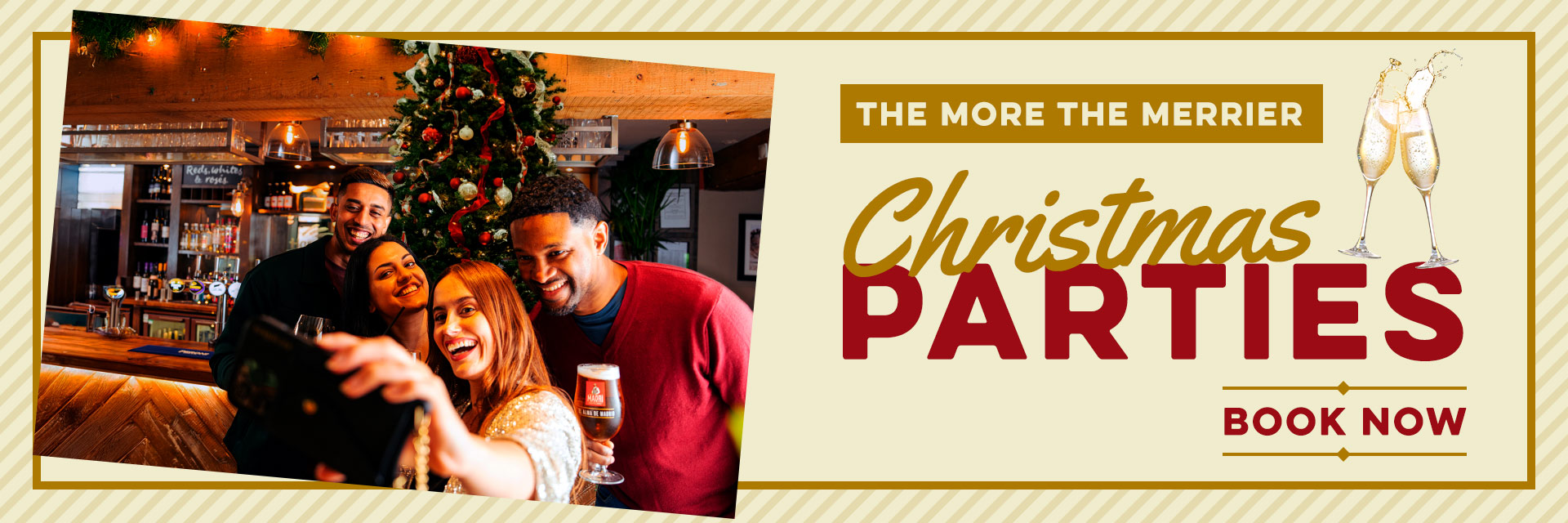 Christmas Parties at Harvester
