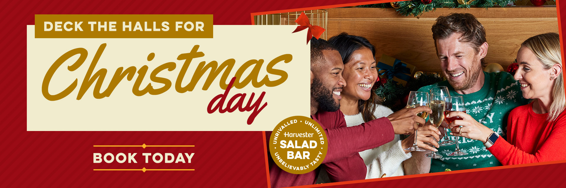 Ryhope Harvester Kids Christmas Day Menu  - Harvester 