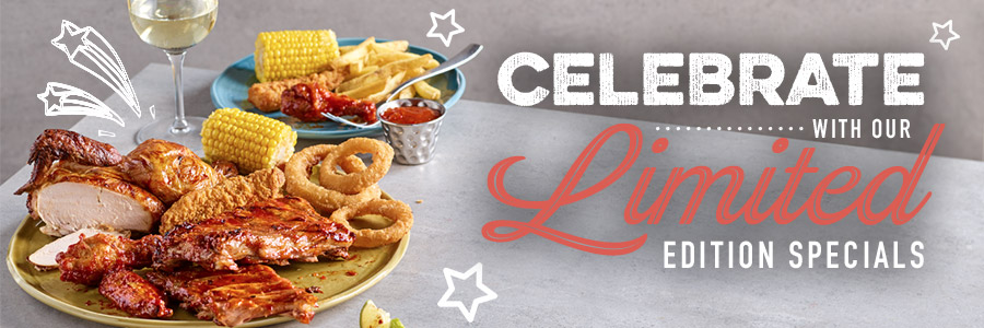 Celebrate with our limited edition specials